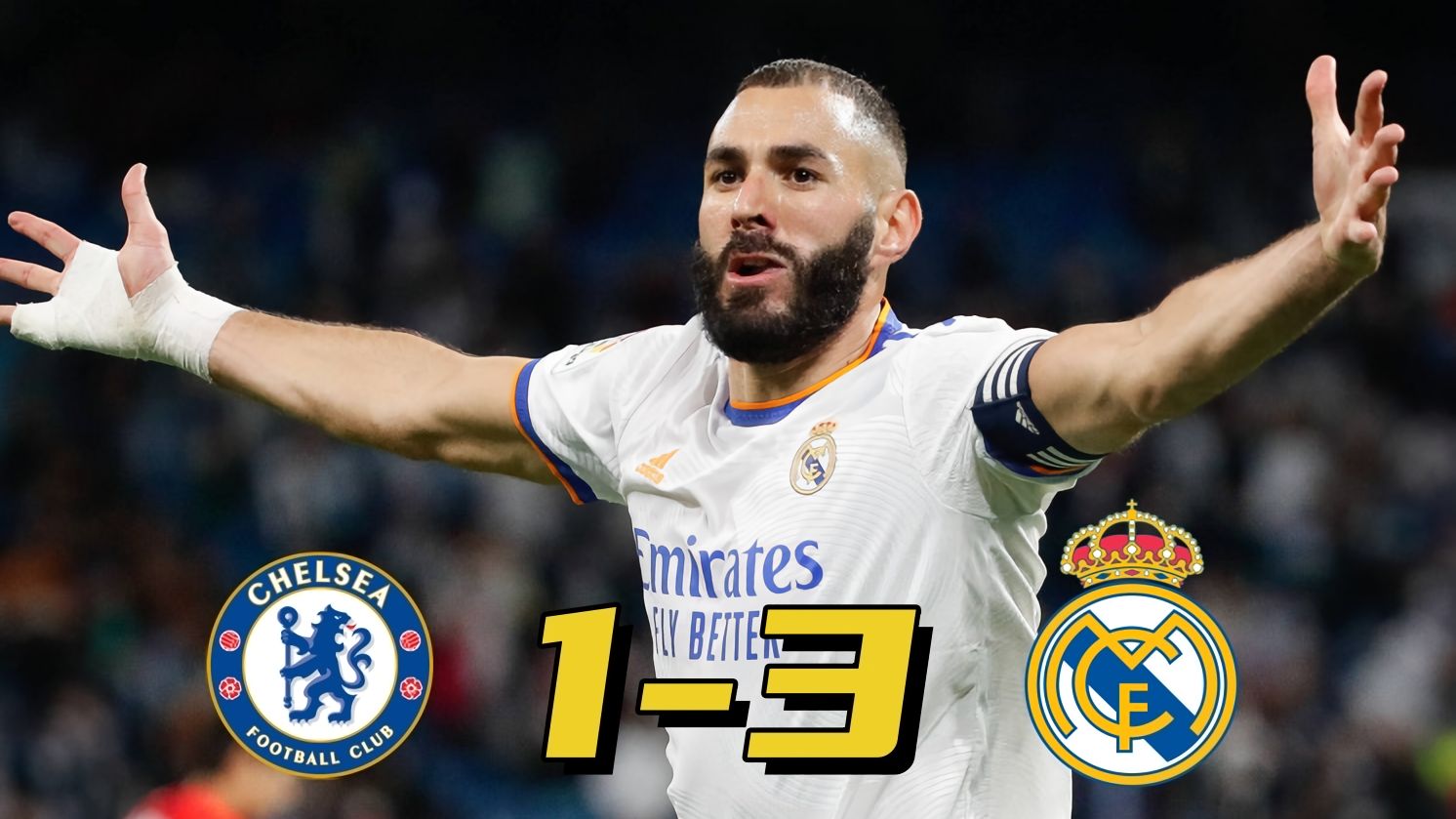 皇马再胜淘汰对手，本泽马上演帽子戏法